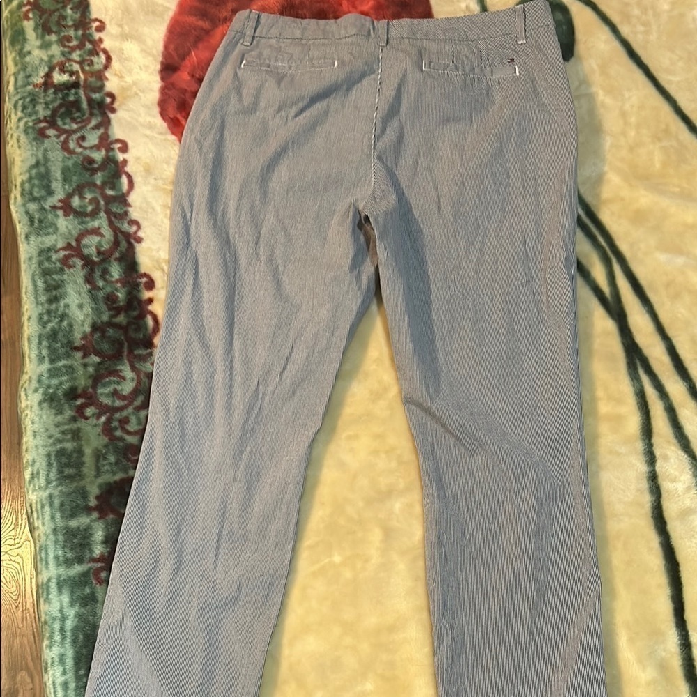 Gray Chinos with Straight Leg and Belt Loops - Picture 2 of 2